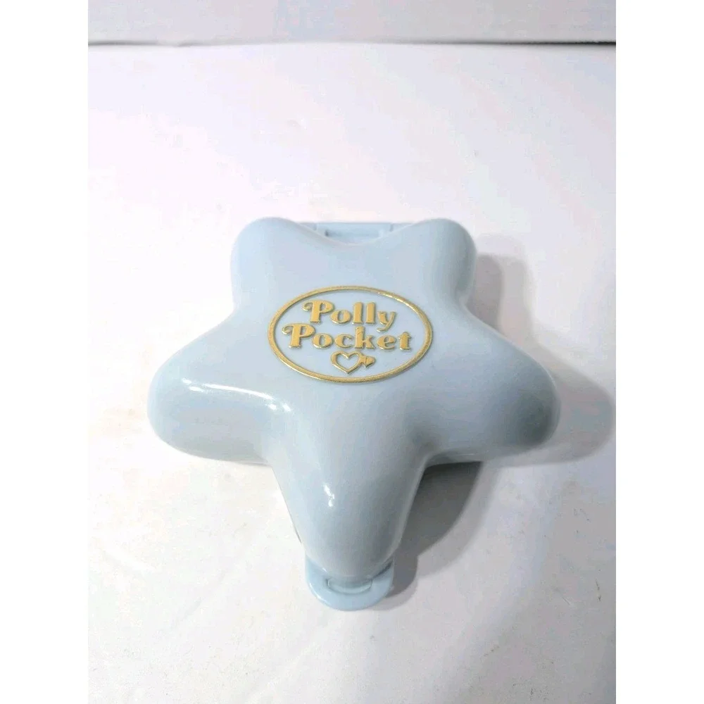 Vintage Polly Pocket Star-Shaped Compact Play Set 1992 Bluebird 90s